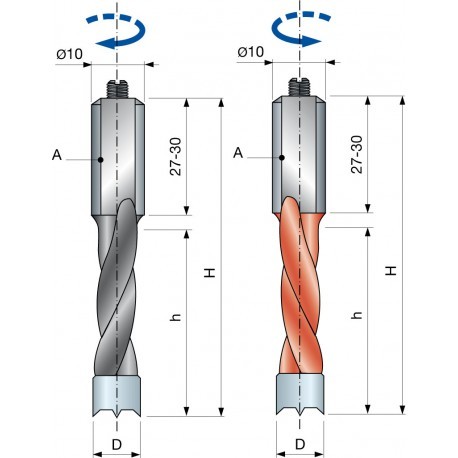 PF06M HARTMETALLDÜBELBOHRER