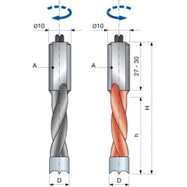 PF04M HARTMETALLDÜBELBOHRER