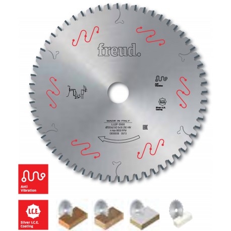LU2F Sägeblätter zum schneiden von holzplatten, Verbundstoffen und Kunststoffen
