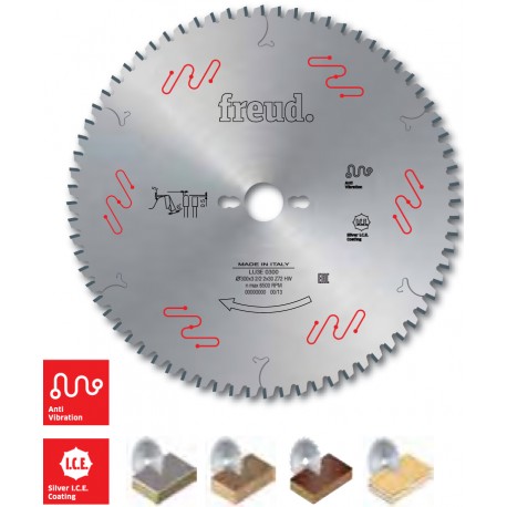 LU3E Sägeblätter zum schneiden von beidseitig beschichteten platten