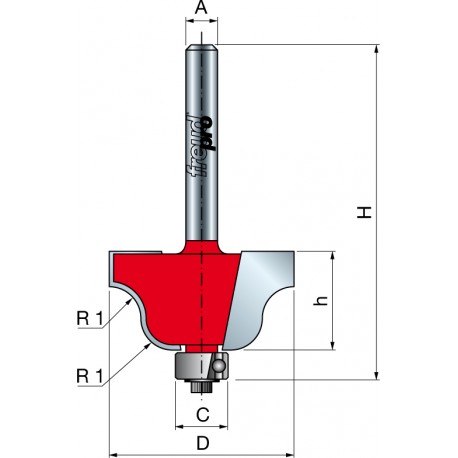 38- Szegélyléc pártázó felsömarók Roman ogee