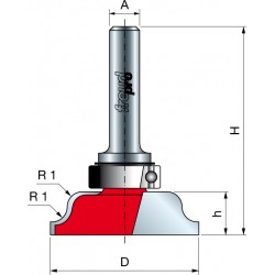 23- Frezy do esownic z łożyskiem