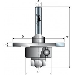 FRAISES &Agrave; RAINURER POUR ASSEMBLAGE &Agrave; LAMELLES
