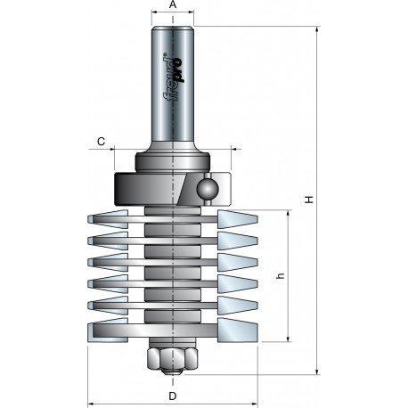 99- Frez do miniwczepów z łożyskiem
