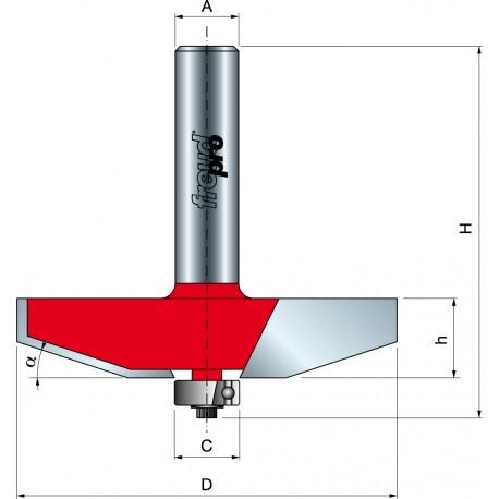99- Abplattfräser mit Anlaufring