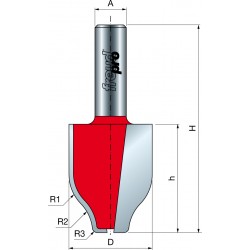 99- Rezalnik plošč, vertikalni sinusni profil