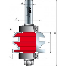 FRAISES &Agrave; PROFIL ET CONTRE-PROFIL ASSORTIS