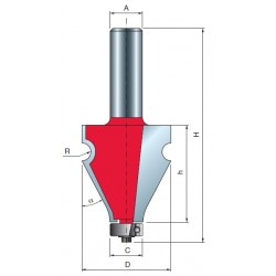99- Profilni rezkar za zaokroževanje